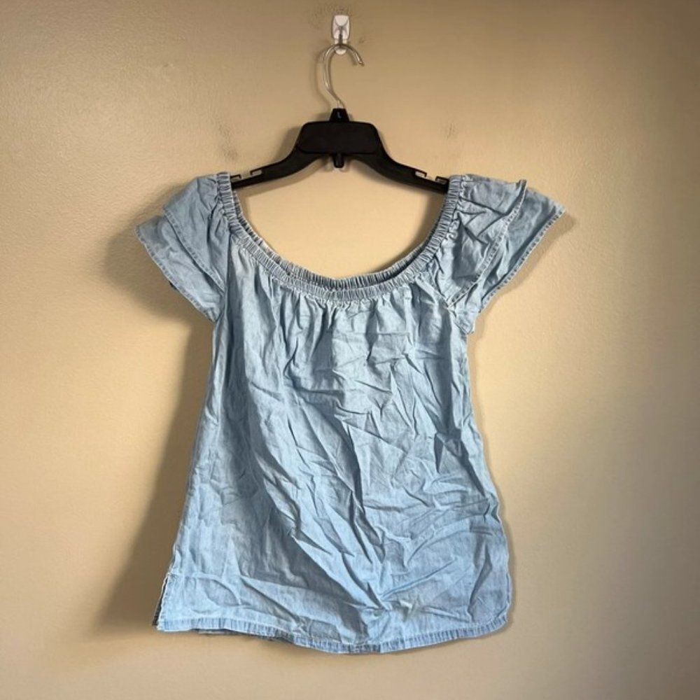 Cavalini denim collection‎ medium blue top